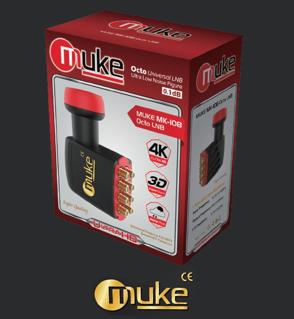MUKE MK108  OCTO ÜNİVERSAL  8'lü LNB Serisi 