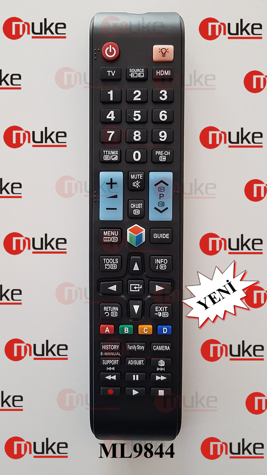 SAMSUNG 3D RM-D1078 LED TV KUMANDA