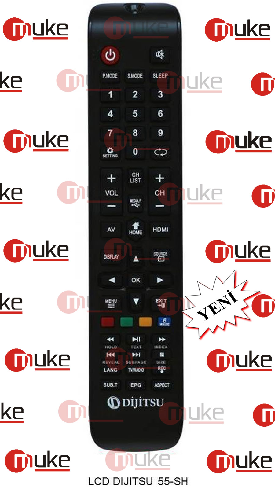 DİJİTSU 55SH LCD-LED TV Kumanda