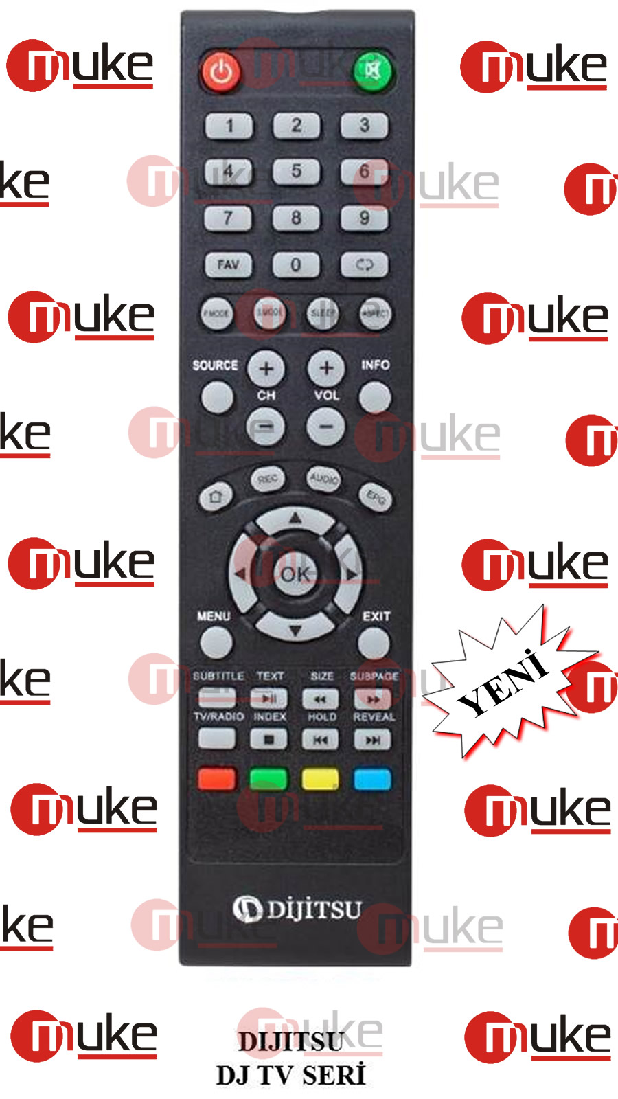 DİJİTSU DJ TV Serisi LCD-LED TV Kumanda