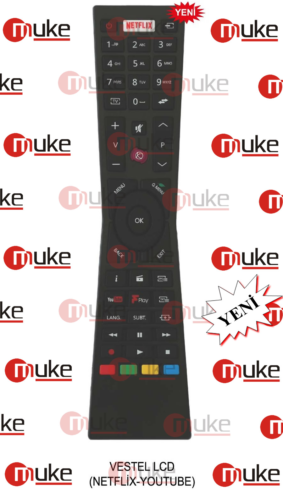 VESTEL REGAL NETFIX LED TV KUMANDA