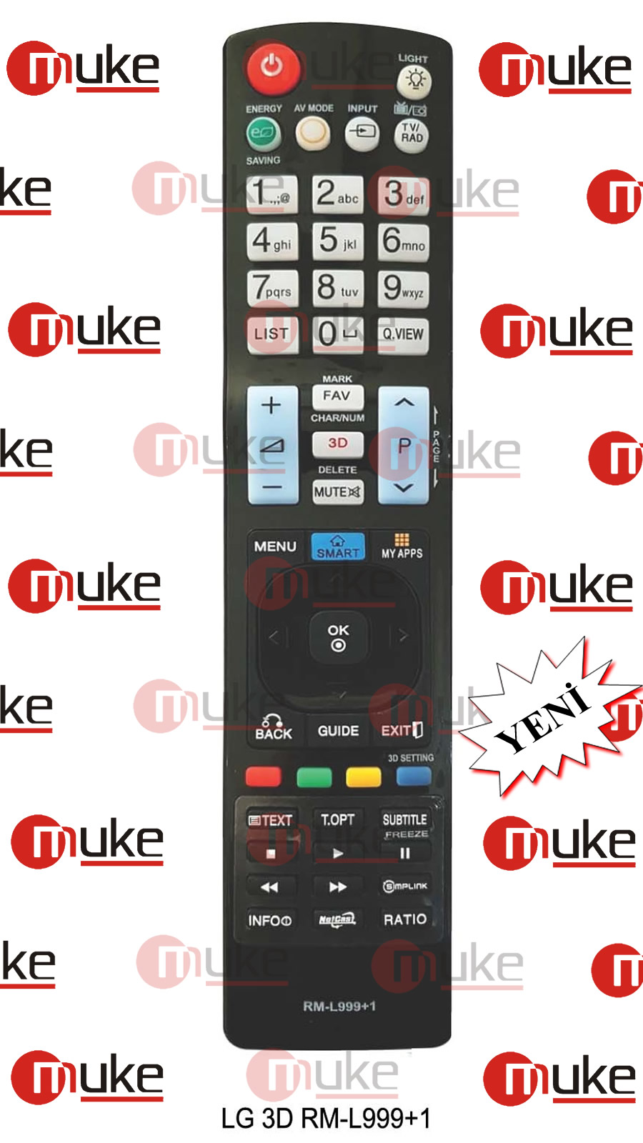 LG UNİVERSAL LCD-LED TV KUMANDA TÜM MODELLER UYGUN 