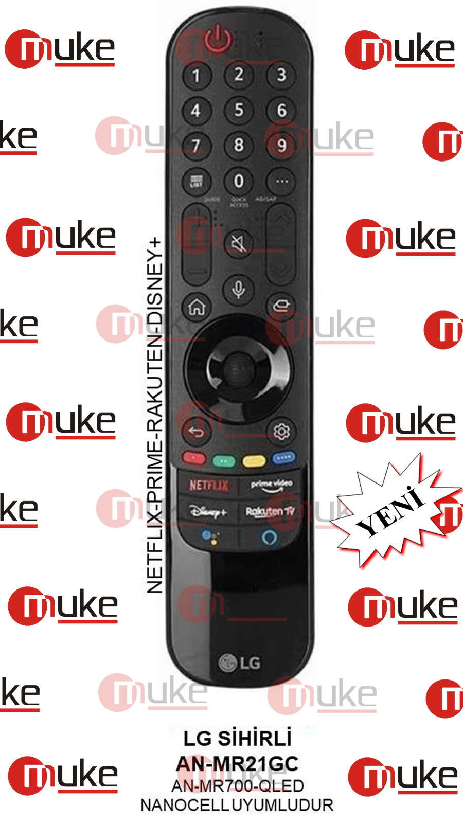 LCD LG MAGIC AN-MR21GC  NETFLIX-PRIME-RAKUTEN-DISNEY+ YTUBE MUSIC