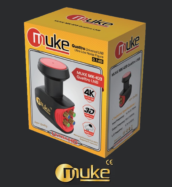 MUKE MK103  PLUS GOLD QUATTRO LNB 