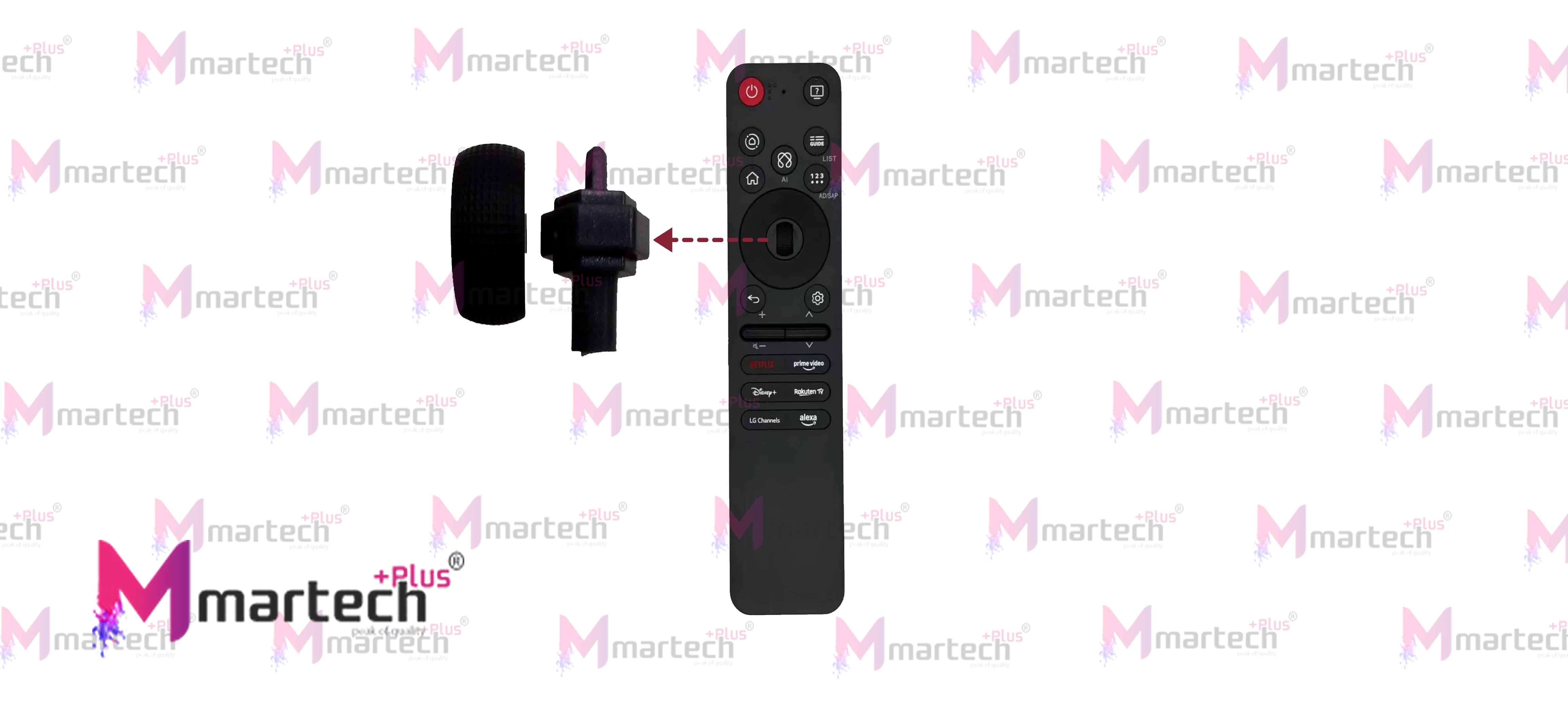  LG  Sihirli Kumanda Orginal Yedek  Parça Joystick Tekerlek Orta Tuş  MR25GA Model 